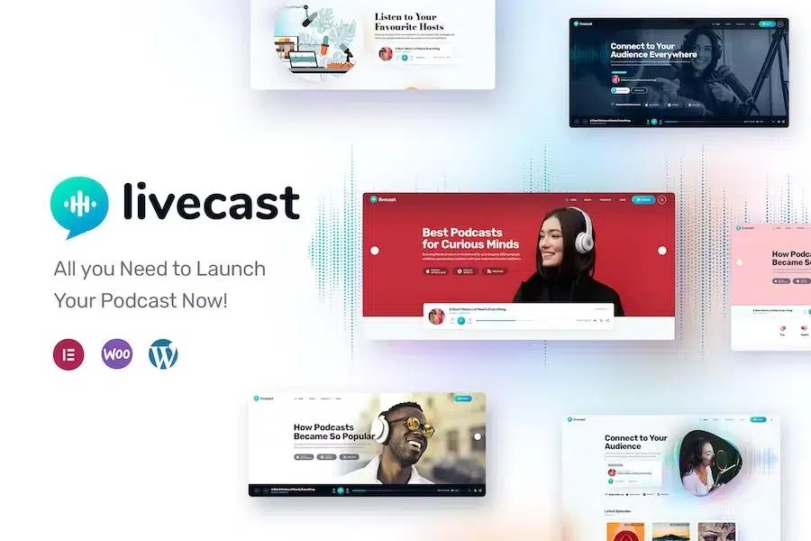LIVECAST – PODCAST THEME